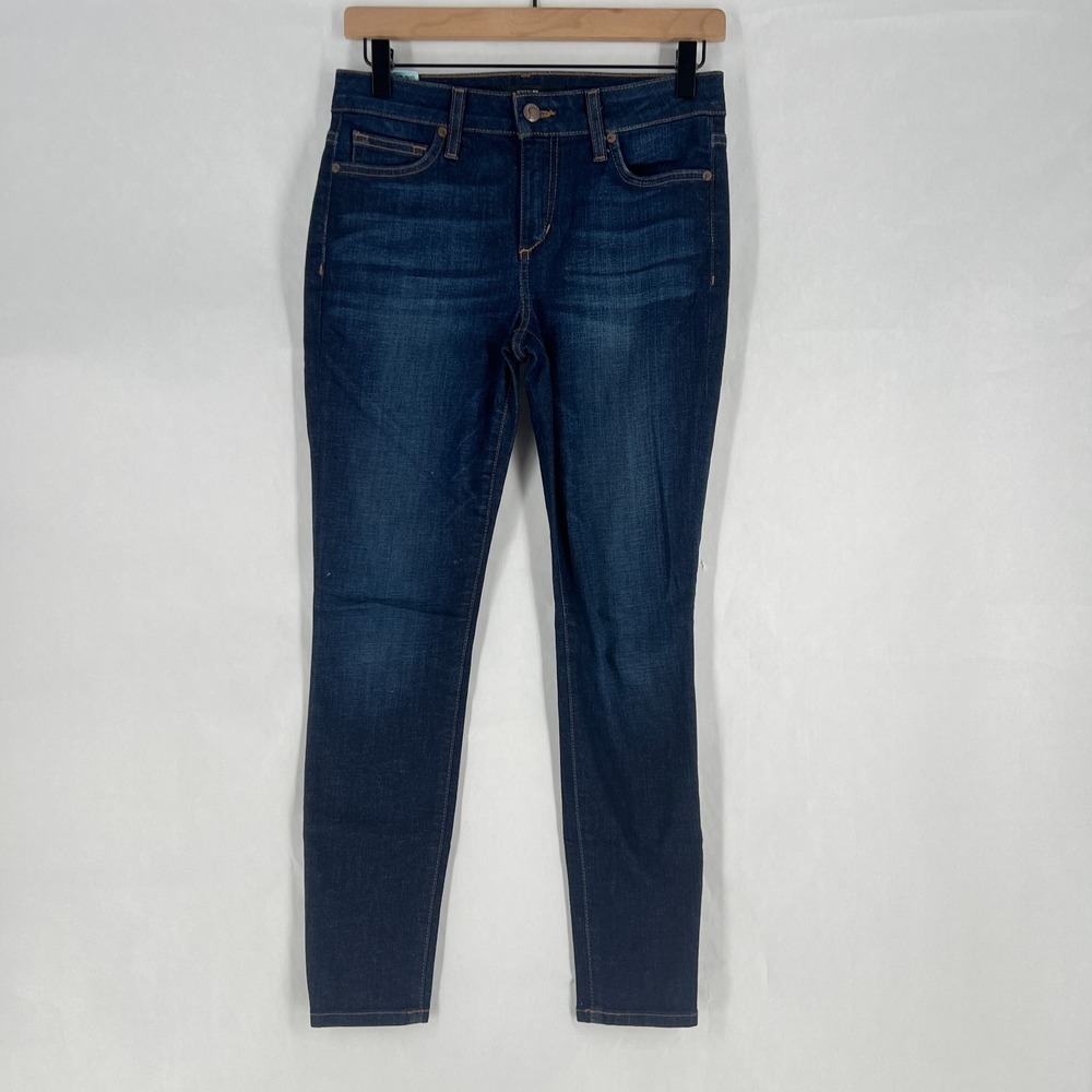 Joe's Ankle Skinny Jeans Womens 28 Blue Denim‎ Cotton Stretch Dark Wash Mid Rise